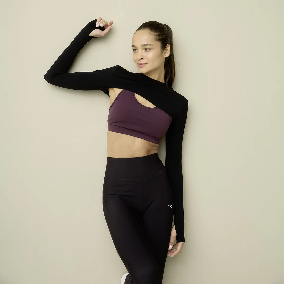DIADORA - Polera Manga Larga Deportiva Mujer Diadora