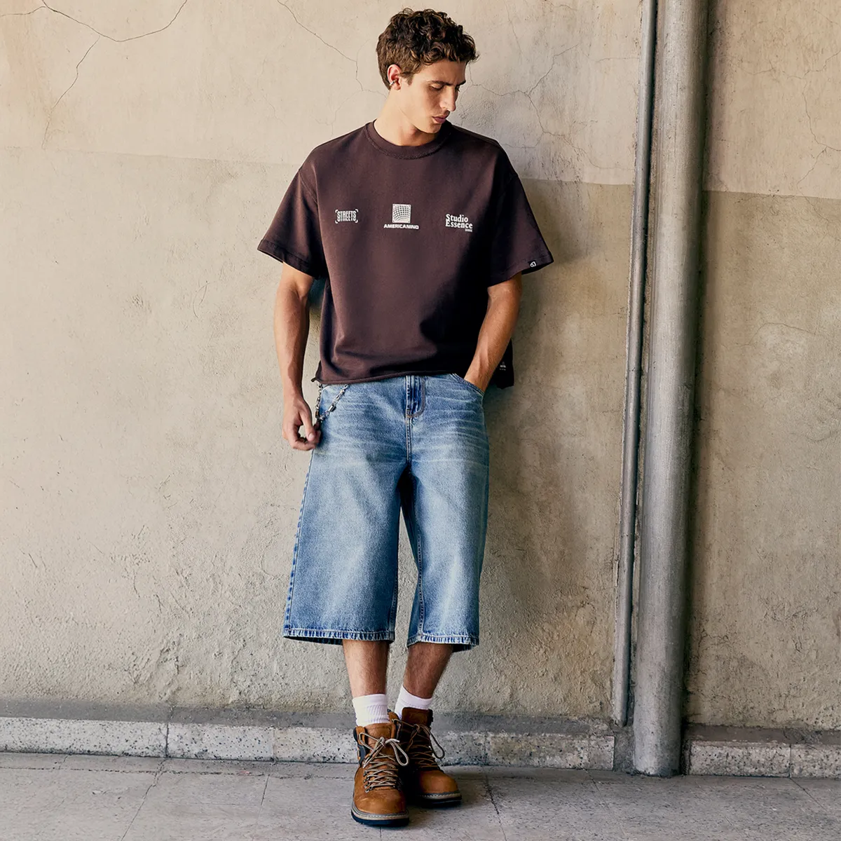 AMERICANINO - Polera Manga Corta Hombre Americanino