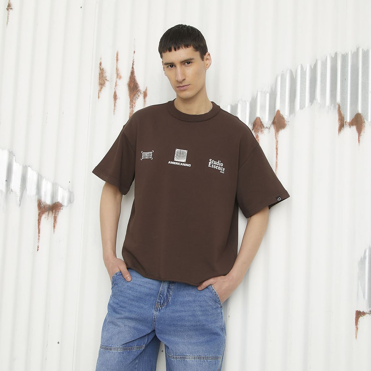 AMERICANINO - Polera Manga Corta Hombre Americanino