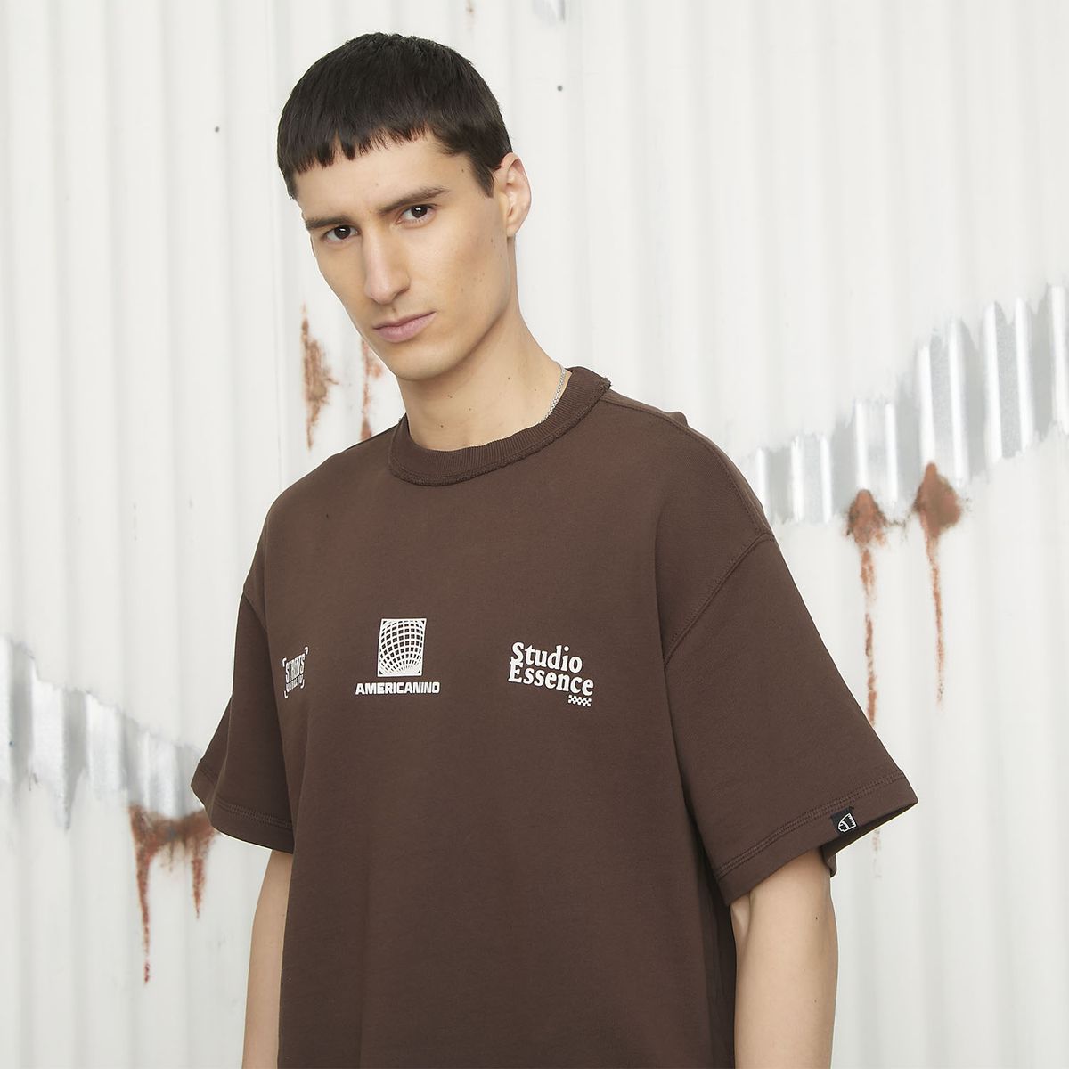 AMERICANINO - Polera Manga Corta Hombre Americanino