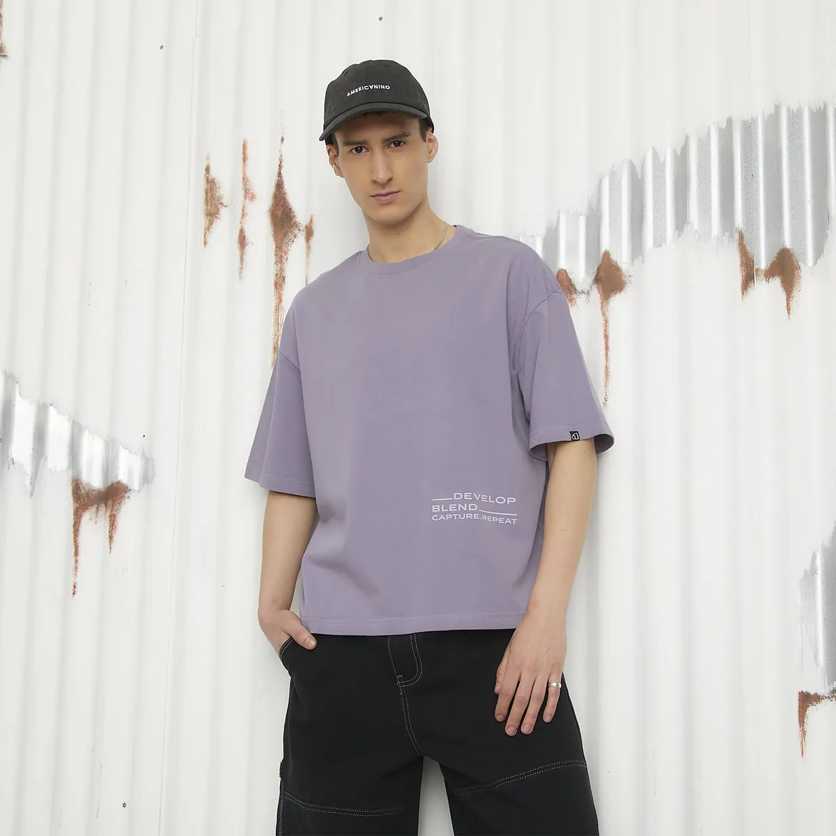 AMERICANINO - Polera Manga Corta Hombre Americanino