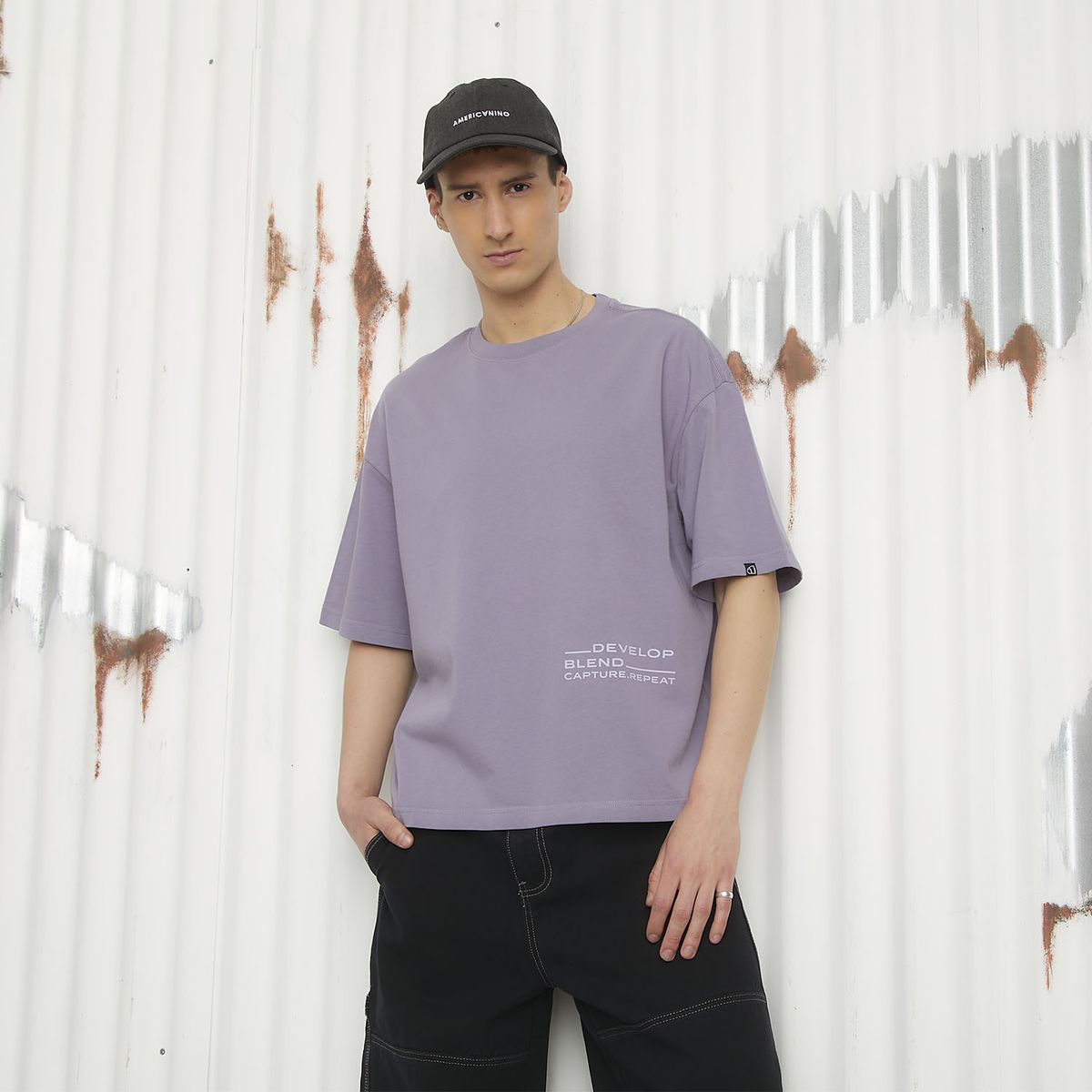 AMERICANINO - Polera Manga Corta Hombre Americanino