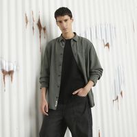 Camisa Manga Larga Casual Casual Hombre