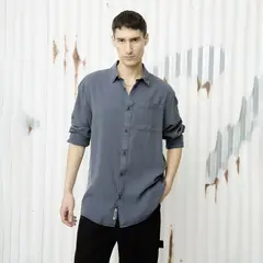 AMERICANINO - Camisa Manga Larga Casual Casual Hombre