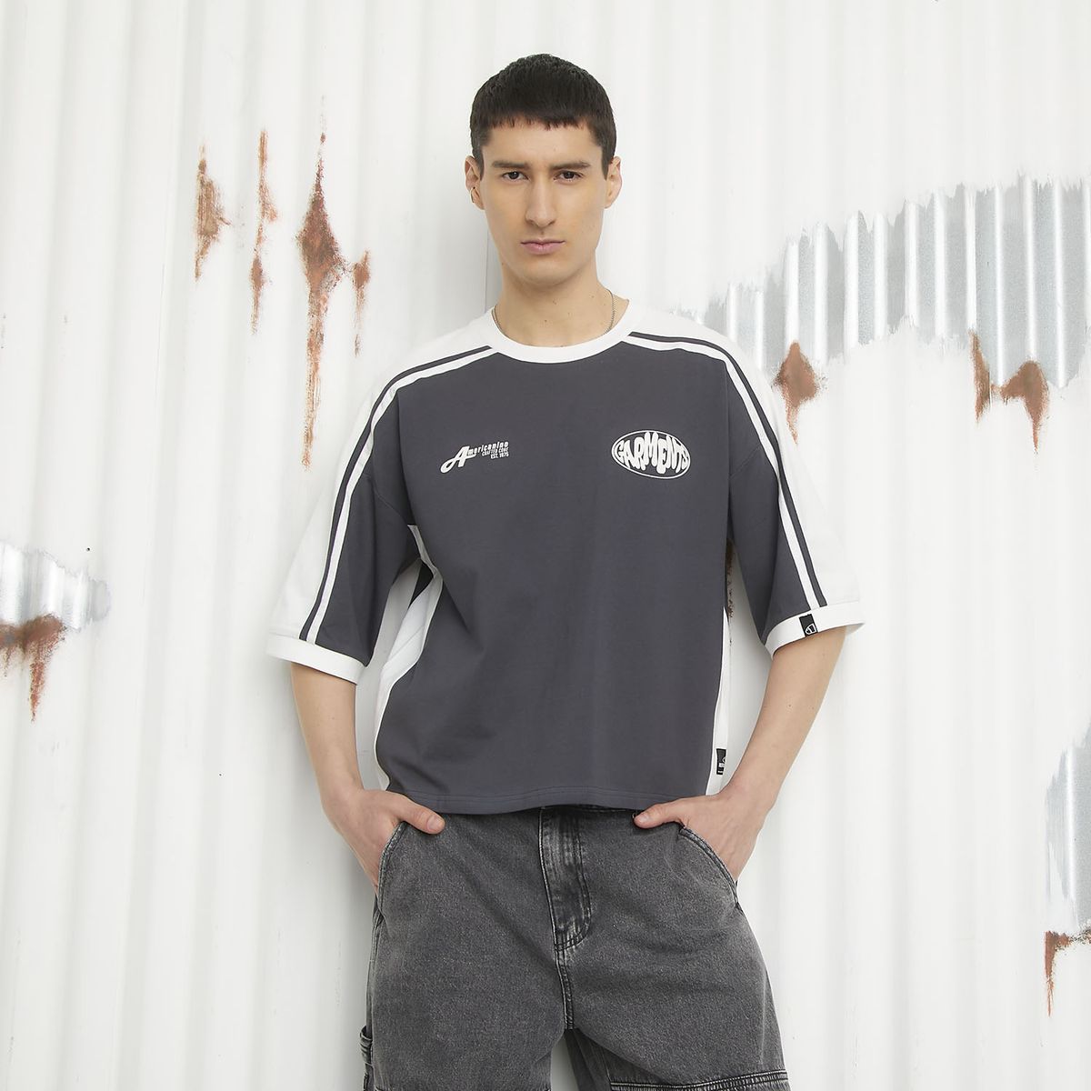 AMERICANINO - Polera Manga Corta Hombre Americanino