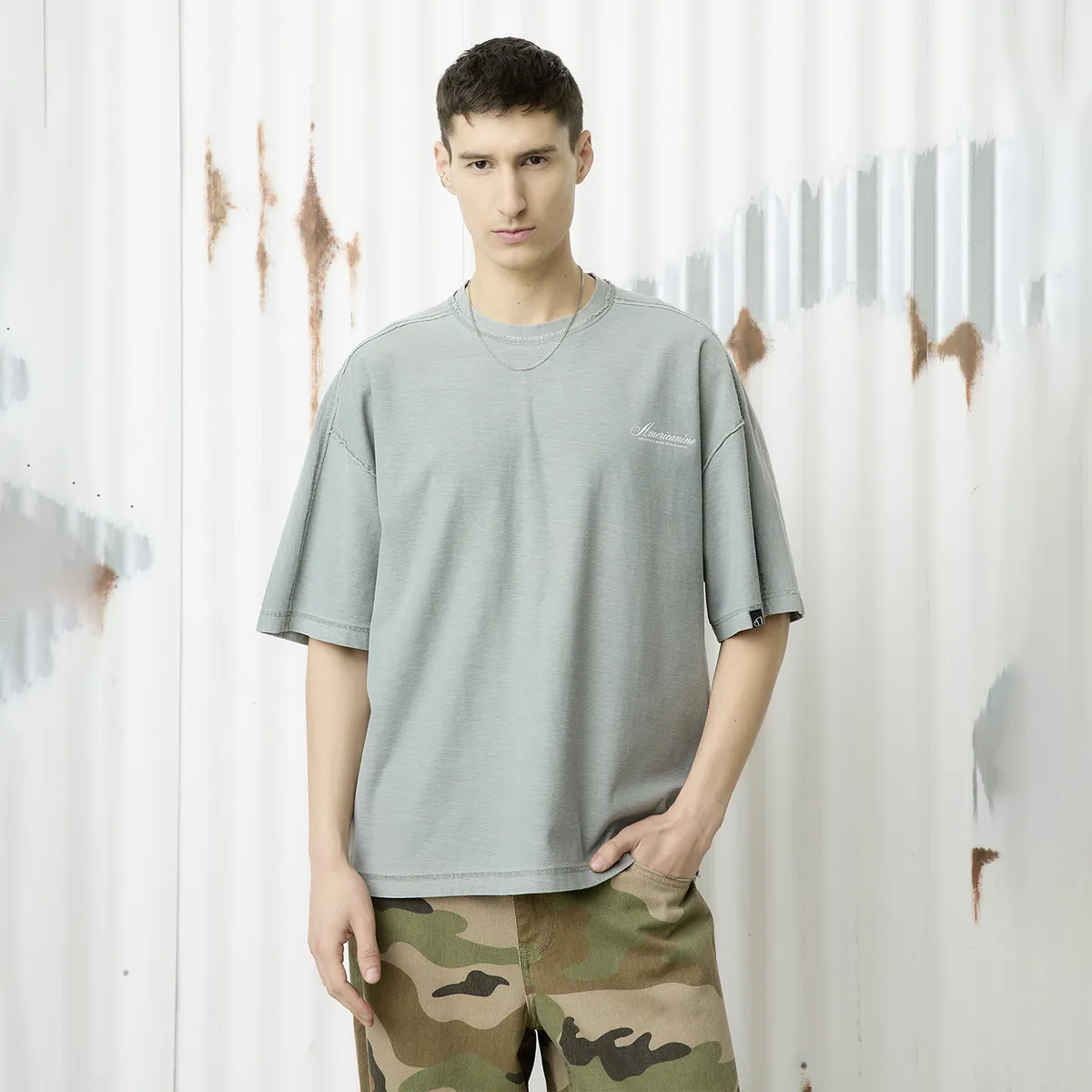 AMERICANINO - Polera Manga Corta Hombre Americanino