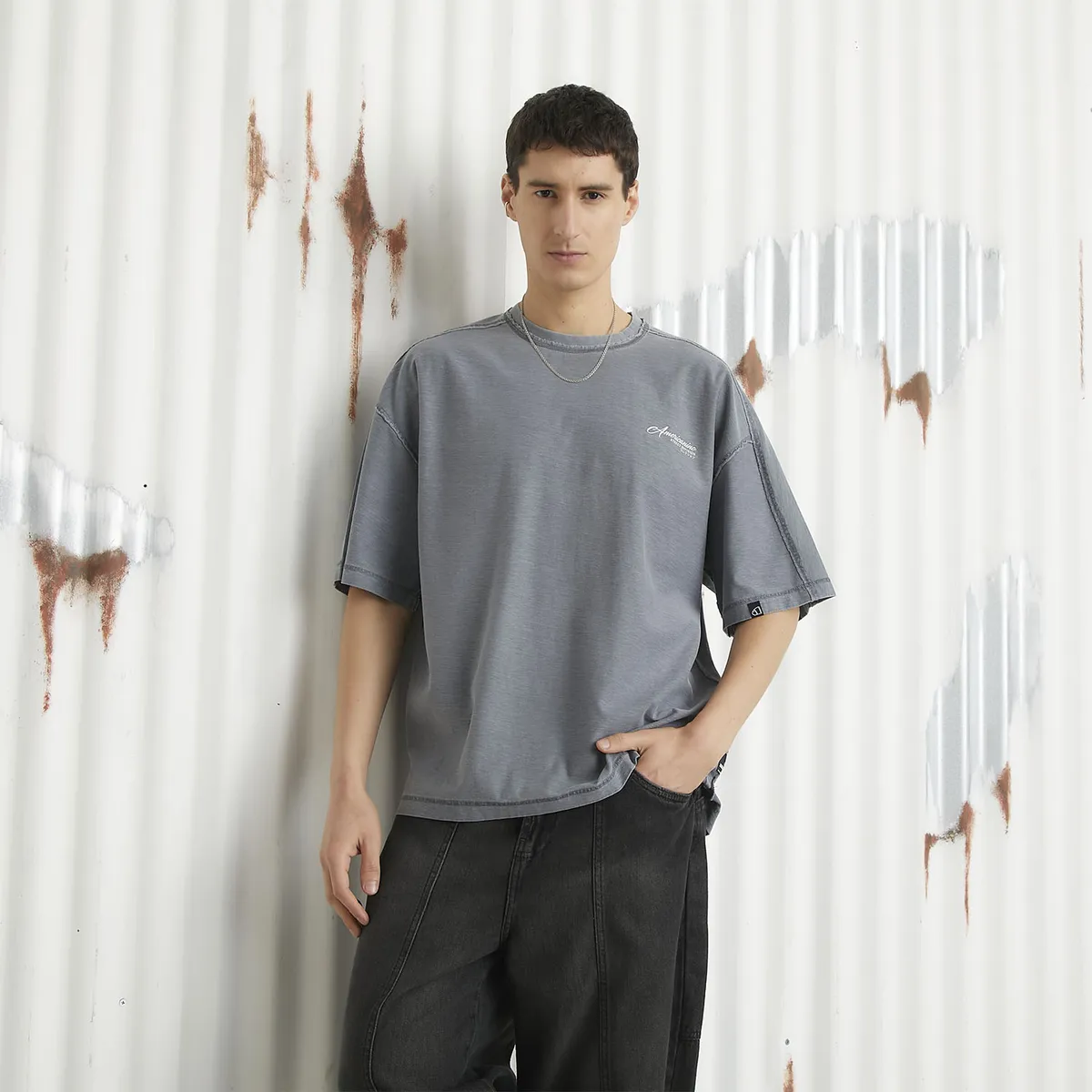 AMERICANINO - Polera Manga Corta Hombre Americanino