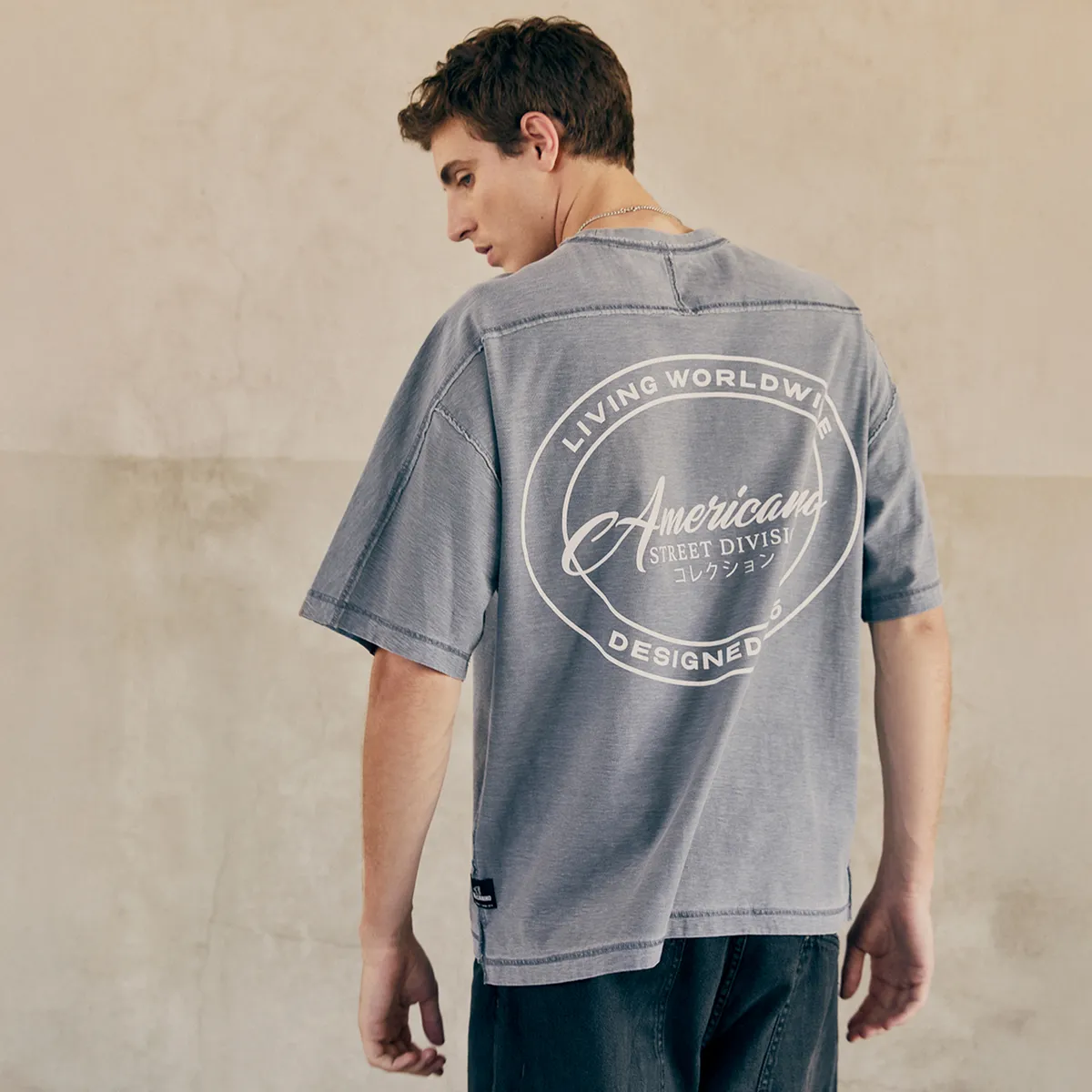 AMERICANINO - Polera Manga Corta Hombre Americanino