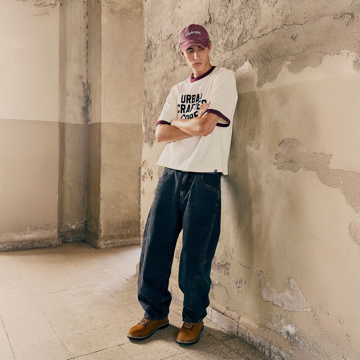 AMERICANINO - Polera Manga Corta Hombre Americanino