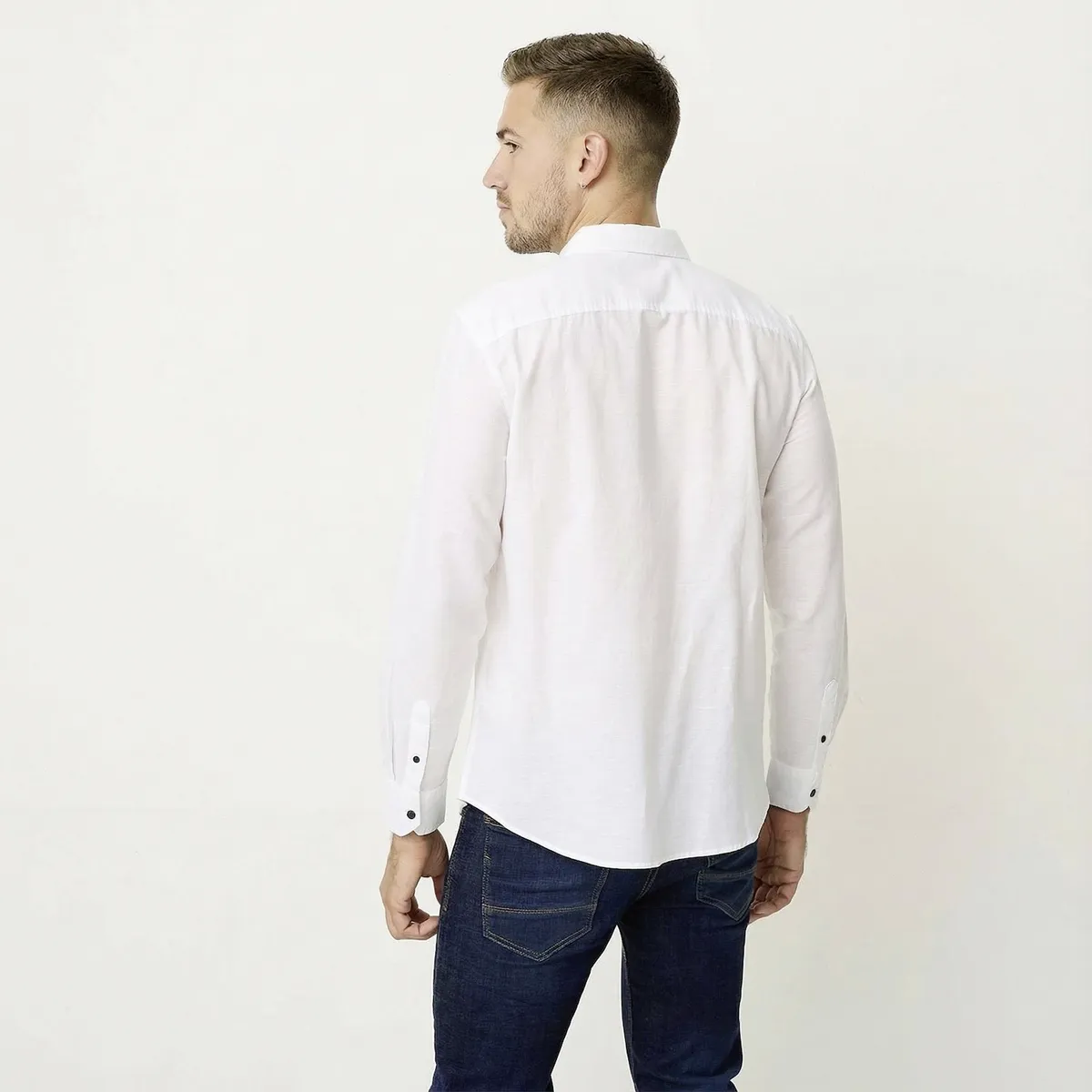 MOSSIMO - Camisa Manga Larga Casual Casual Hombre Mossimo