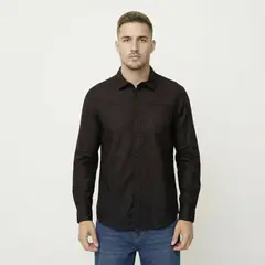 MOSSIMO - Camisa Manga Larga Casual Casual Hombre