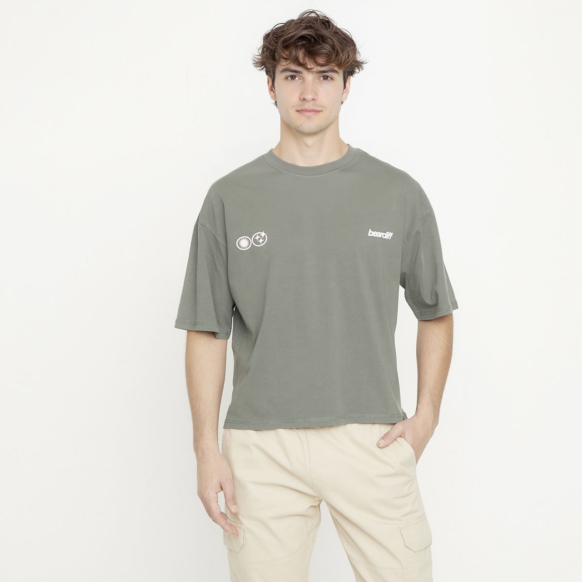 BEARCLIFF - Polera Manga Corta Hombre Bearcliff