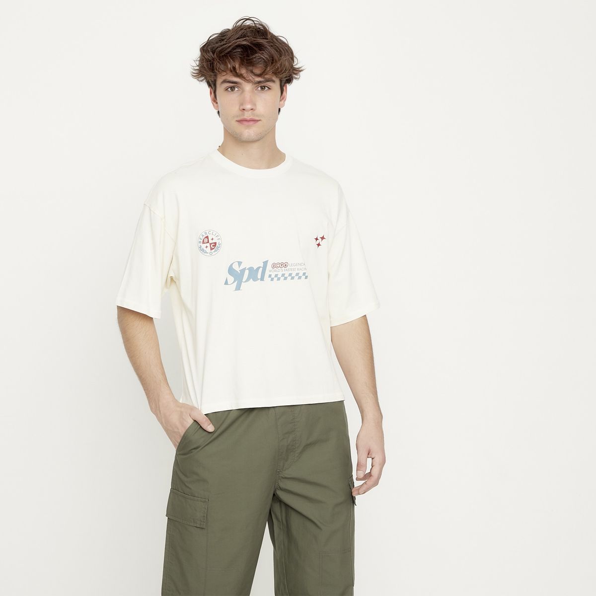 BEARCLIFF - Polera Manga Corta Hombre Bearcliff