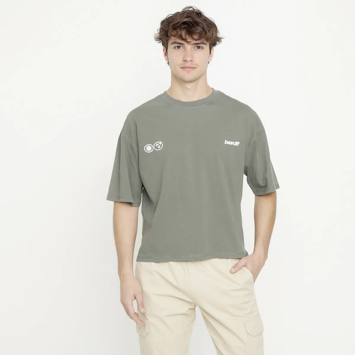 BEARCLIFF - Polera Manga Corta Hombre Bearcliff
