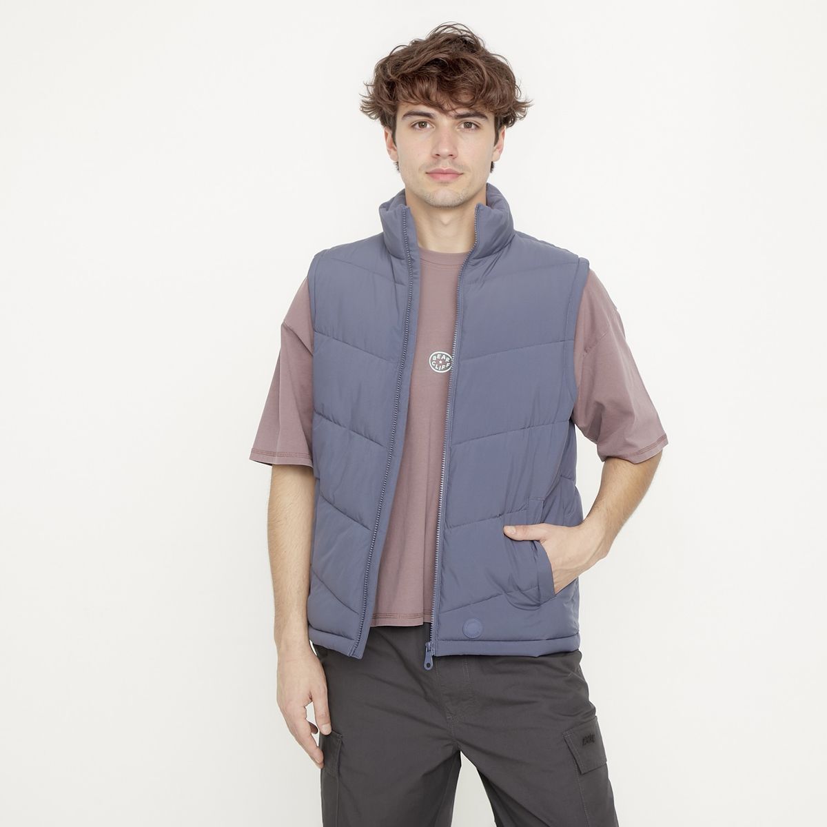 BEARCLIFF - Parka Sin Mangas Hombre Bearcliff