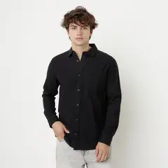 BEARCLIFF - Camisa Manga Larga Casual Casual Hombre