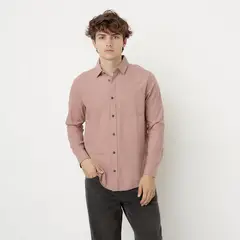 BEARCLIFF - Camisa Manga Larga Casual Casual Hombre