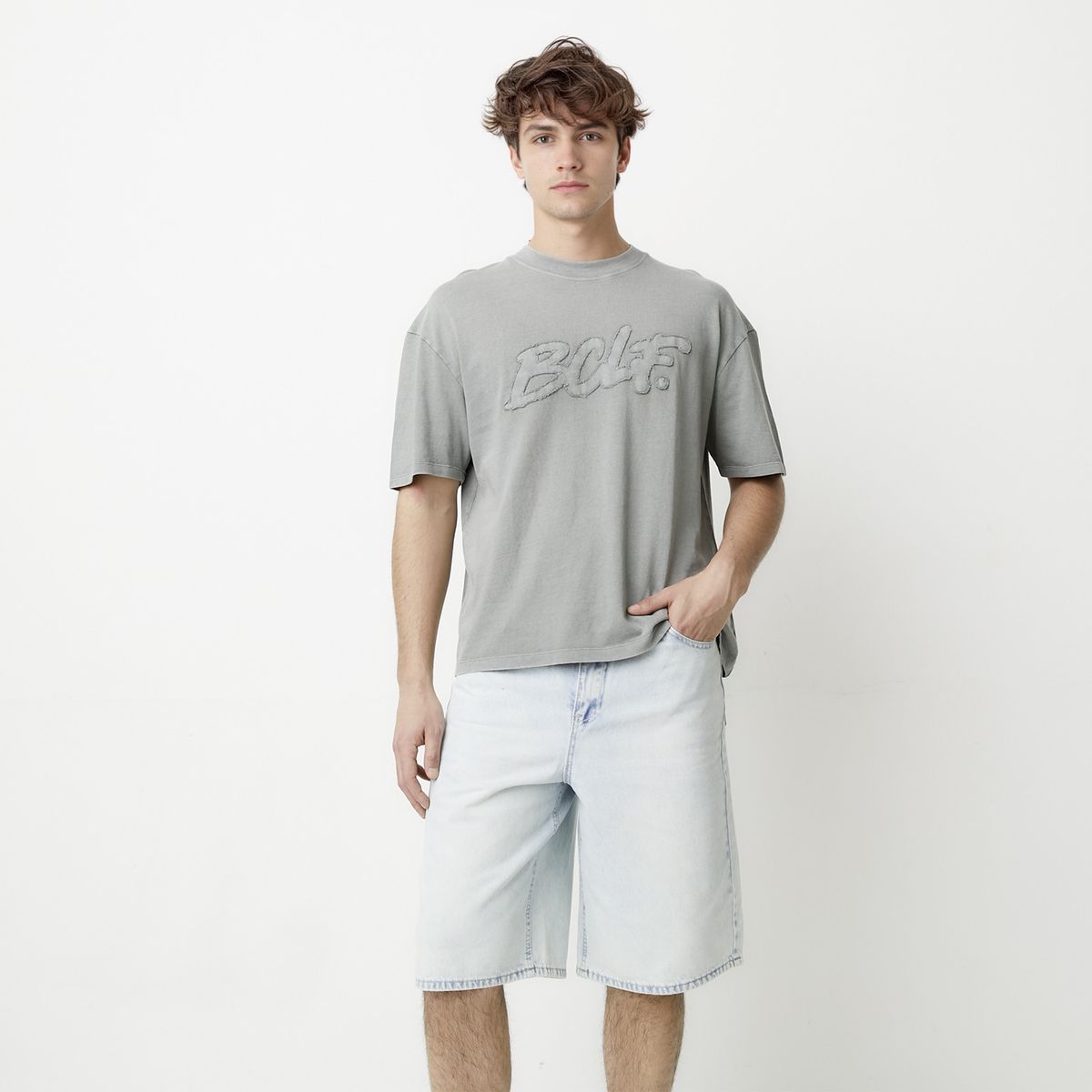 BEARCLIFF - Polera Manga Corta Hombre Bearcliff