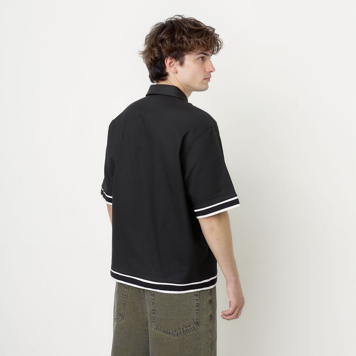 BEARCLIFF - Camisa Manga Corta Casual Hombre Bearcliff