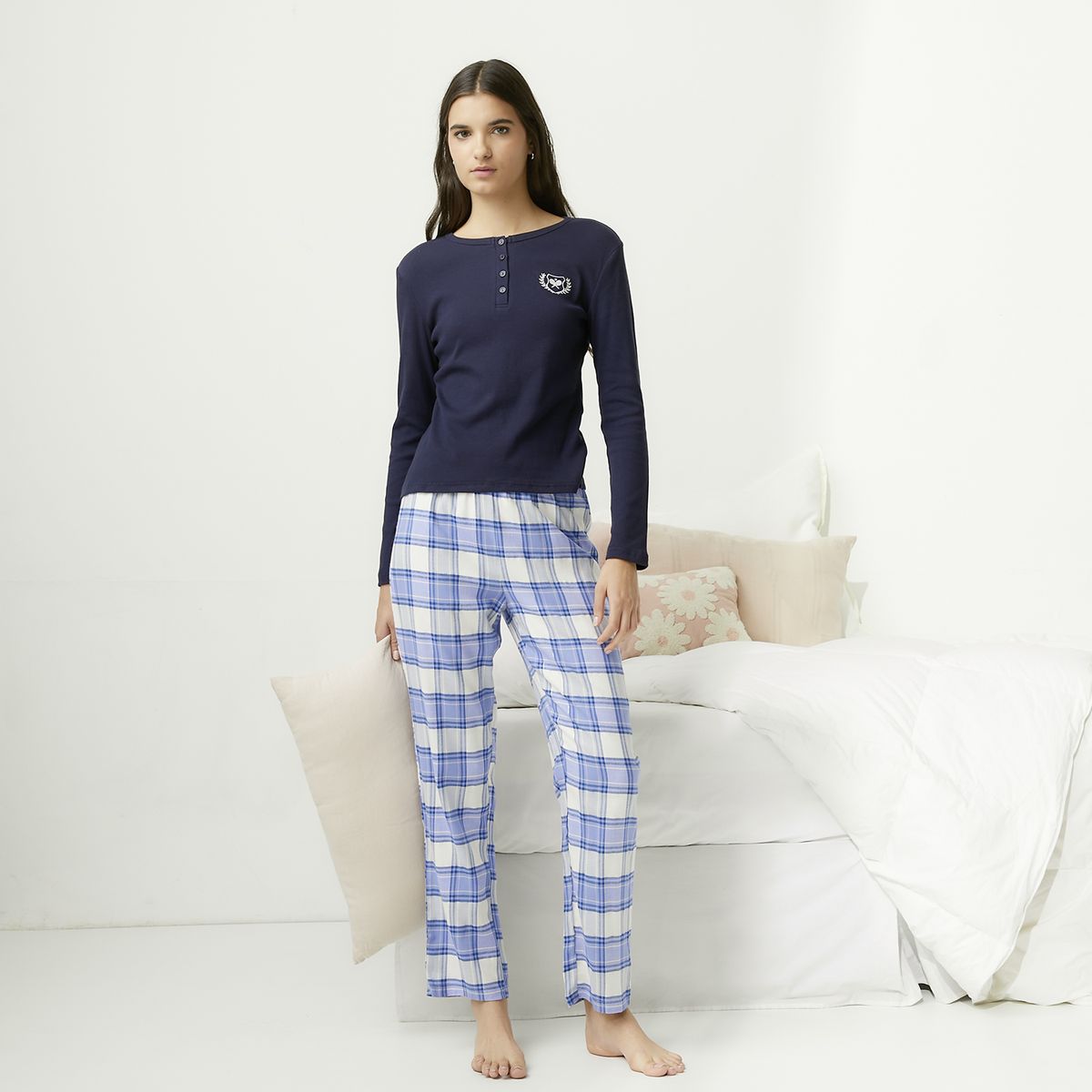 SYBILLA - Pijama Mujer Manga Larga Sybilla