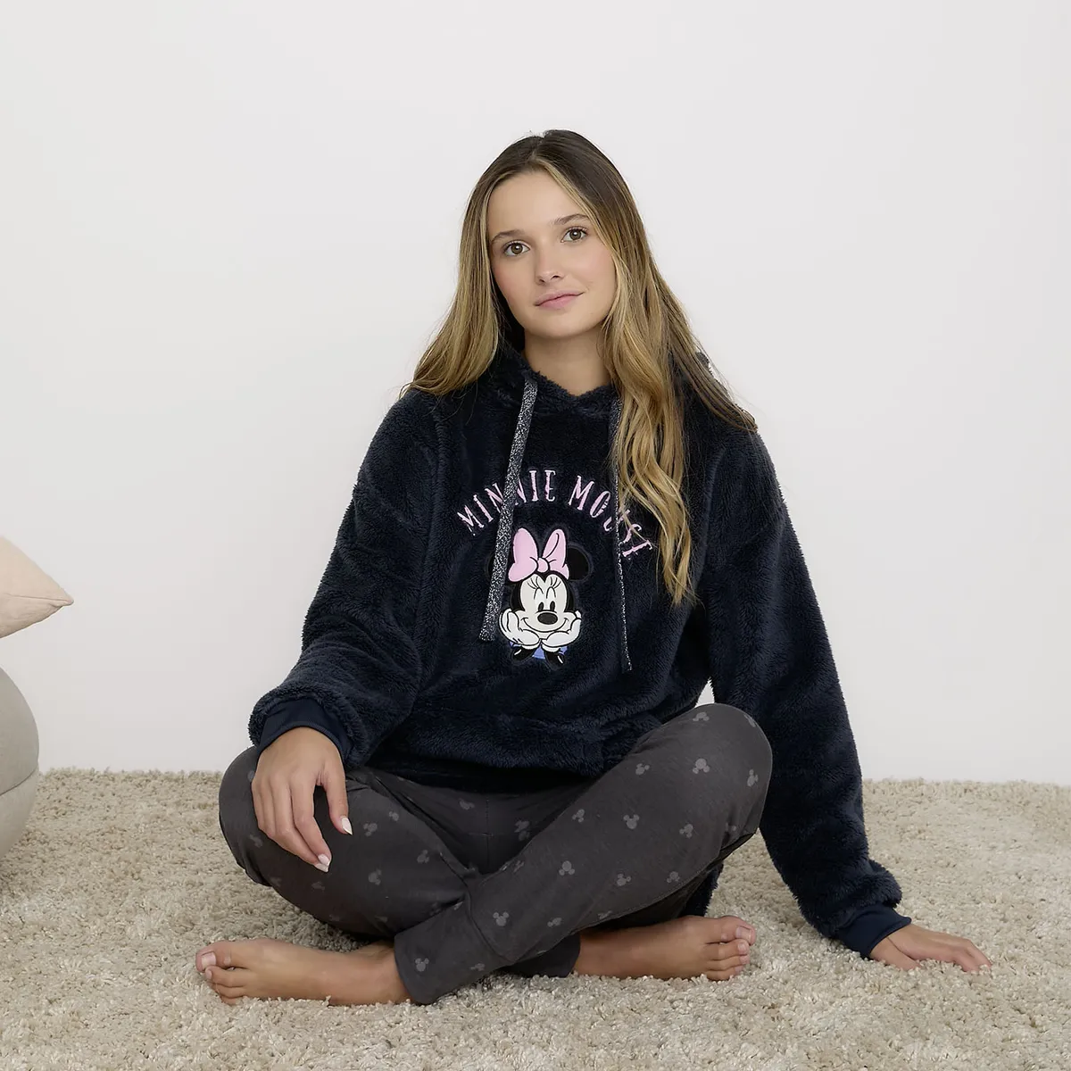 DISNEY - Polerón Pijama Polar Mujer Disney