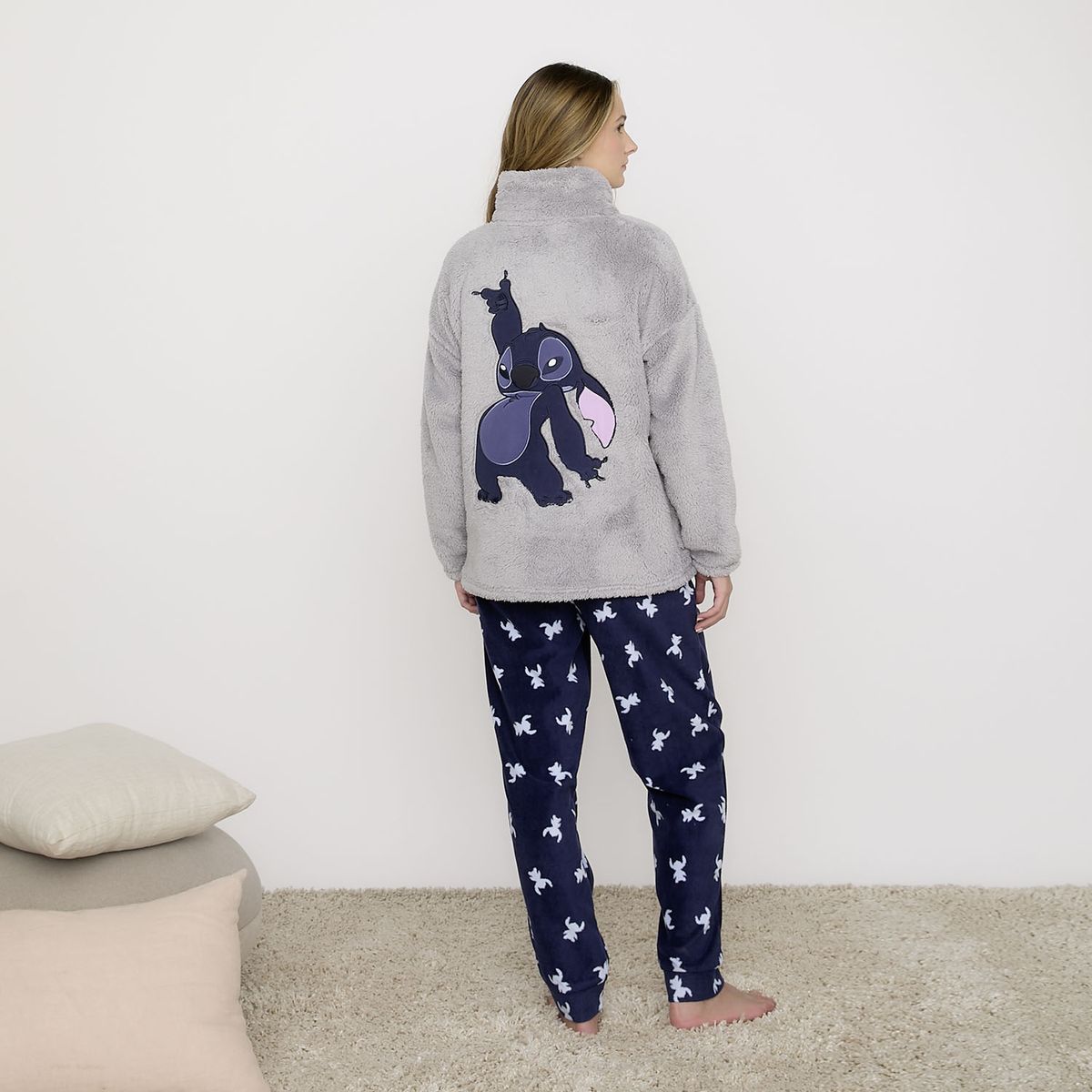 DISNEY - Pijama Polar Mujer Disney