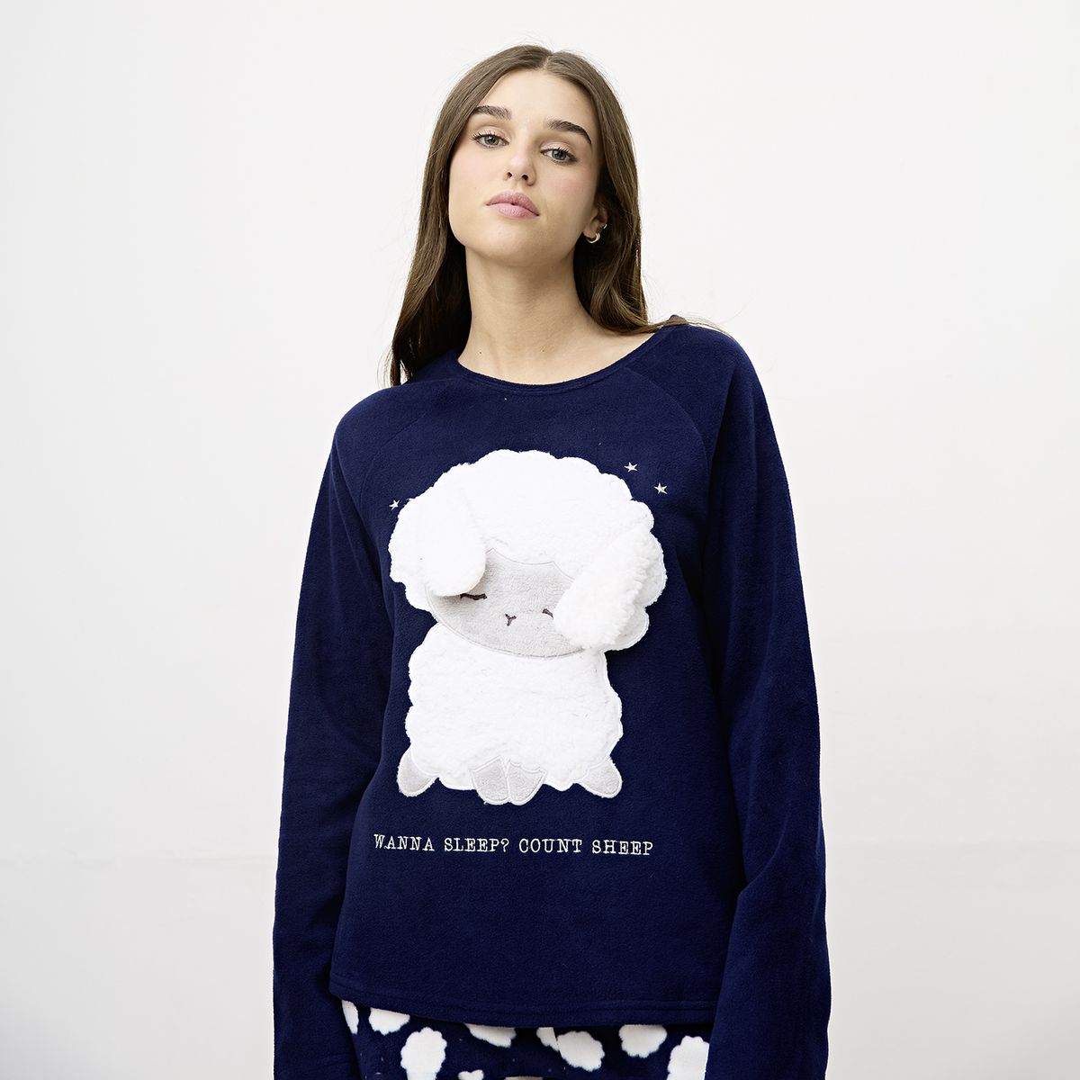 SYBILLA - Pijama De Polar Mujer Sybilla