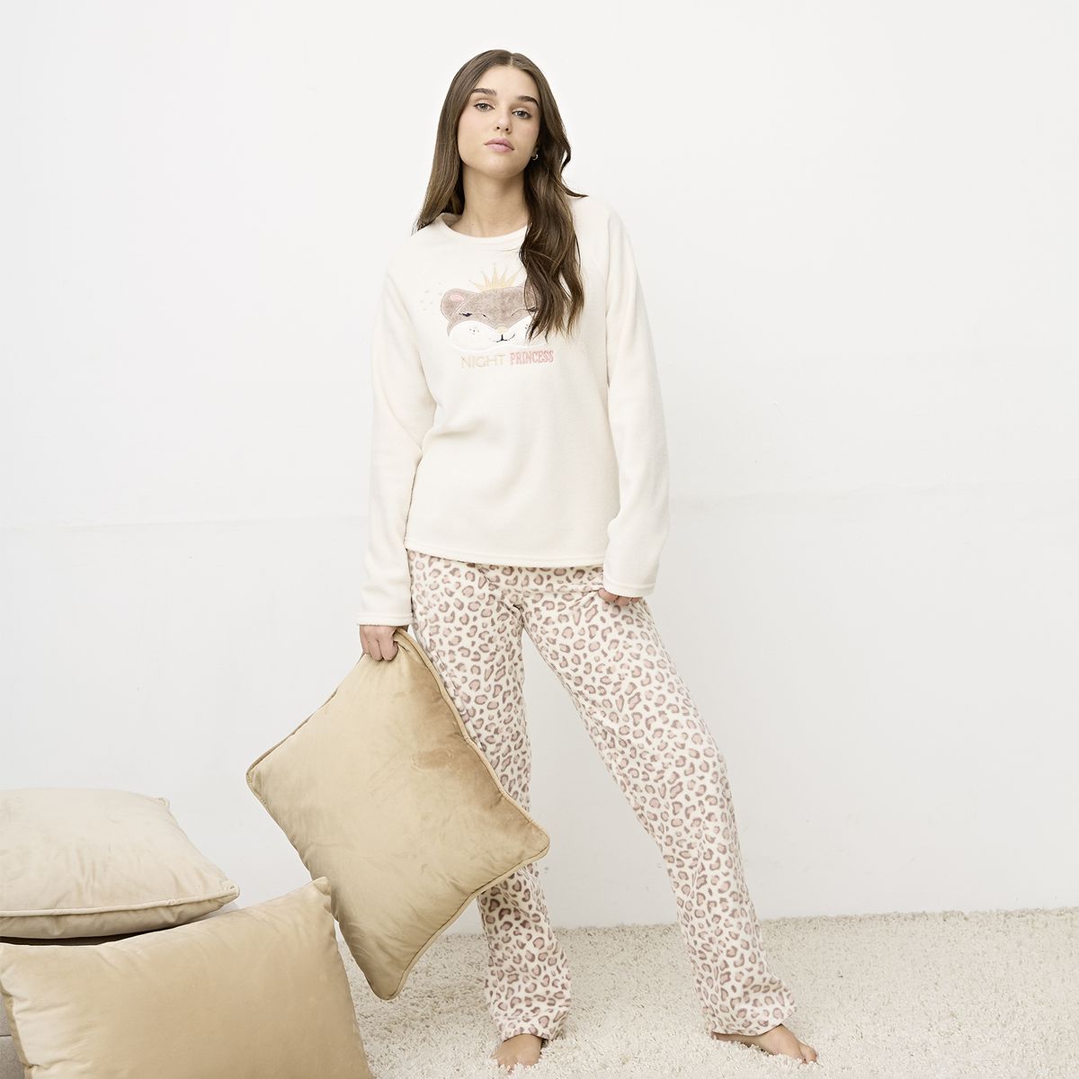 SYBILLA - Pijama Polar Mujer Sybilla