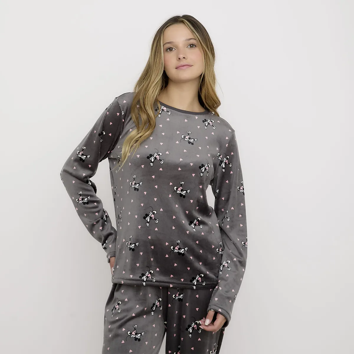 DISNEY - Pijama Polar Velvet Mujer Disney