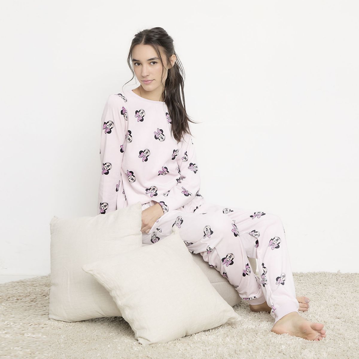 DISNEY - Pijama Polar Velvet Mujer Disney