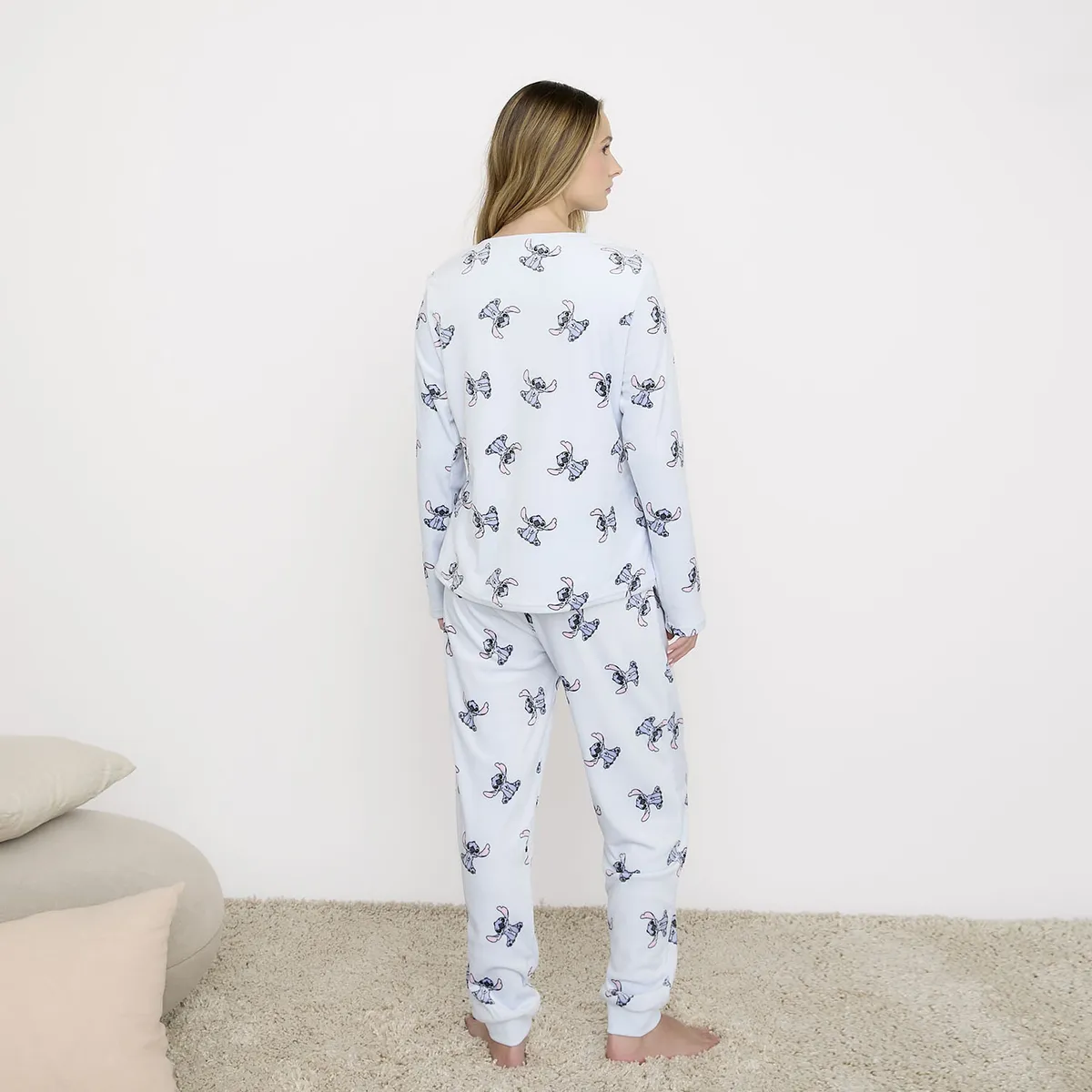 DISNEY - Pijama Polar Velvet Mujer Disney
