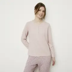 BLU - Polera de Pijama 100% Algodón Mujer