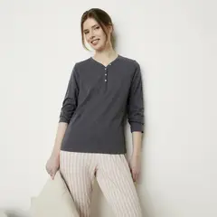 BLU - Polera de Pijama 100% Algodón Mujer