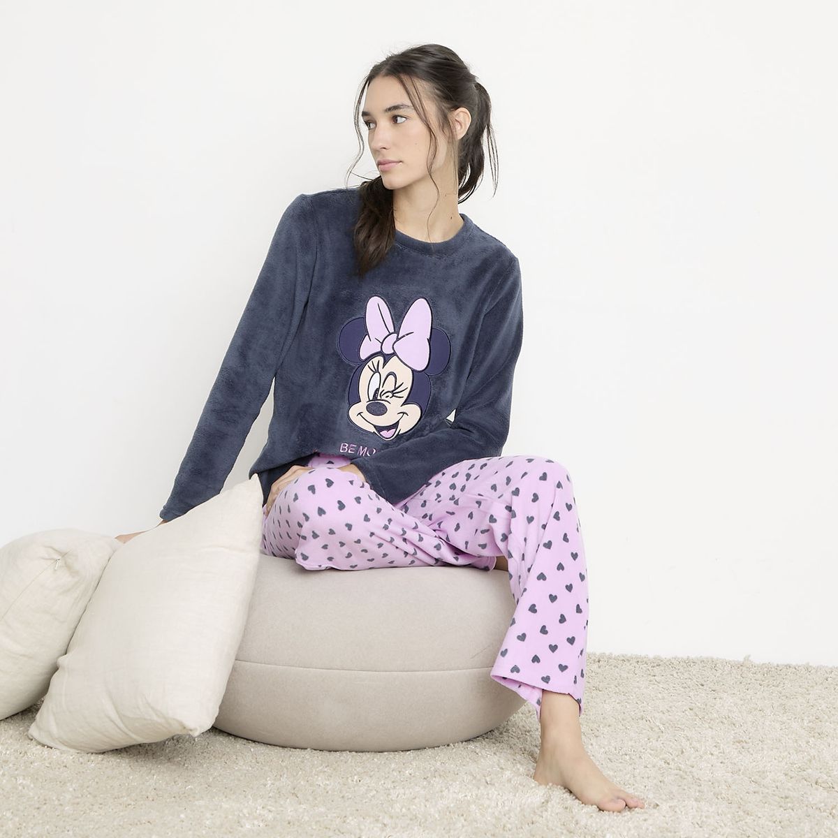 DISNEY - Pijama Polar Mujer Disney