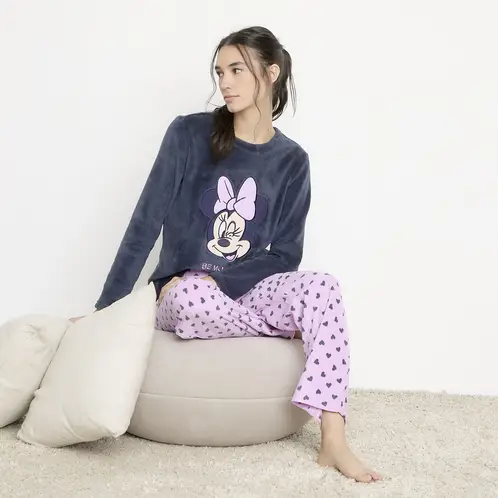 DISNEY - Pijama Polar Mujer