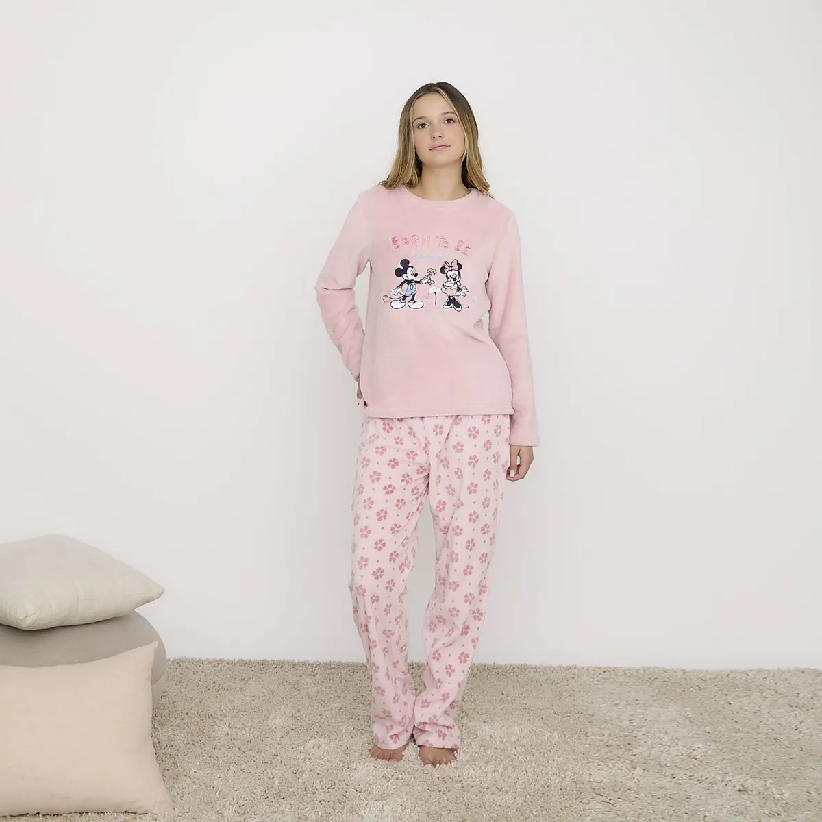 DISNEY - Pijama Polar Mujer Disney
