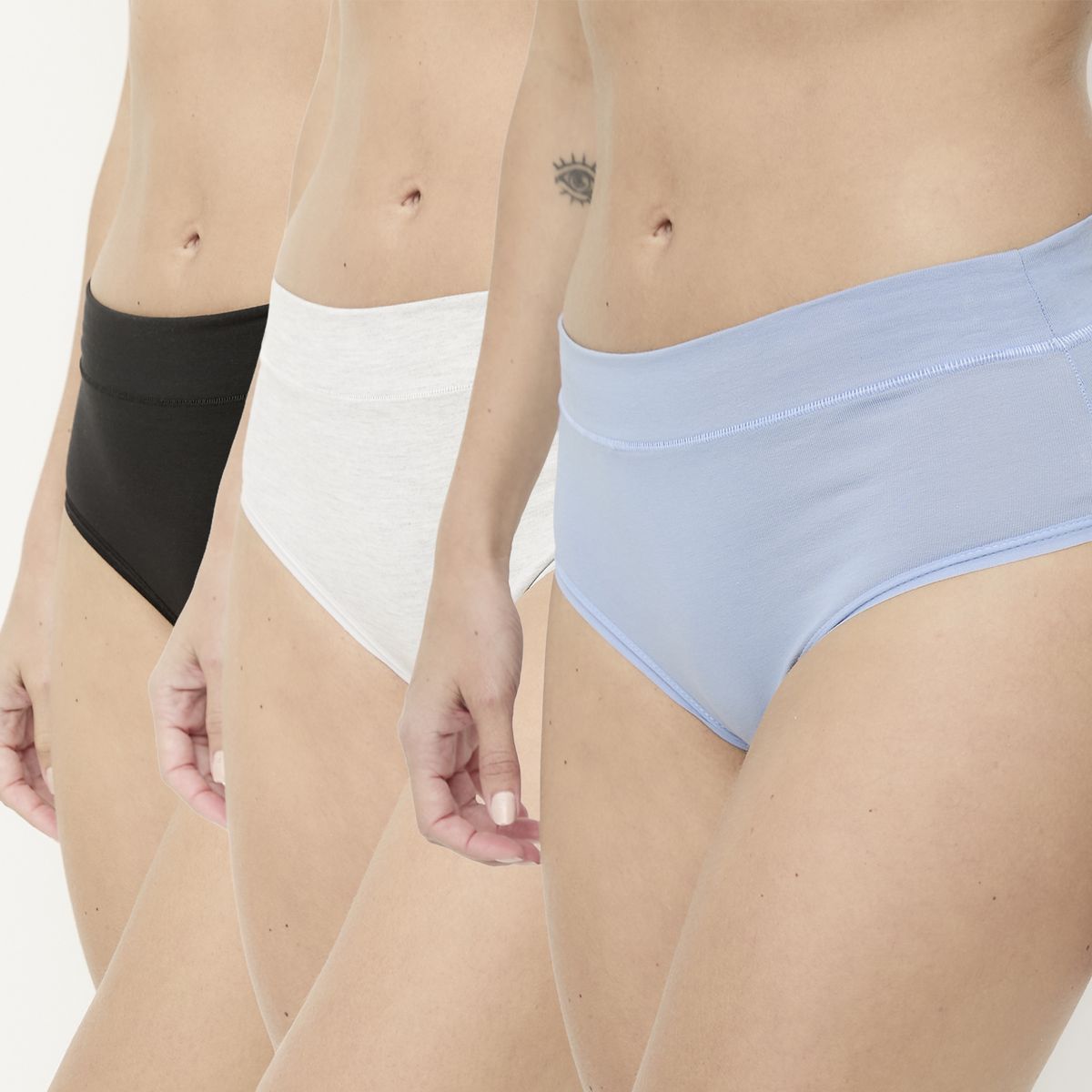 BLU - Pack 3 Calzones Mujer Blu