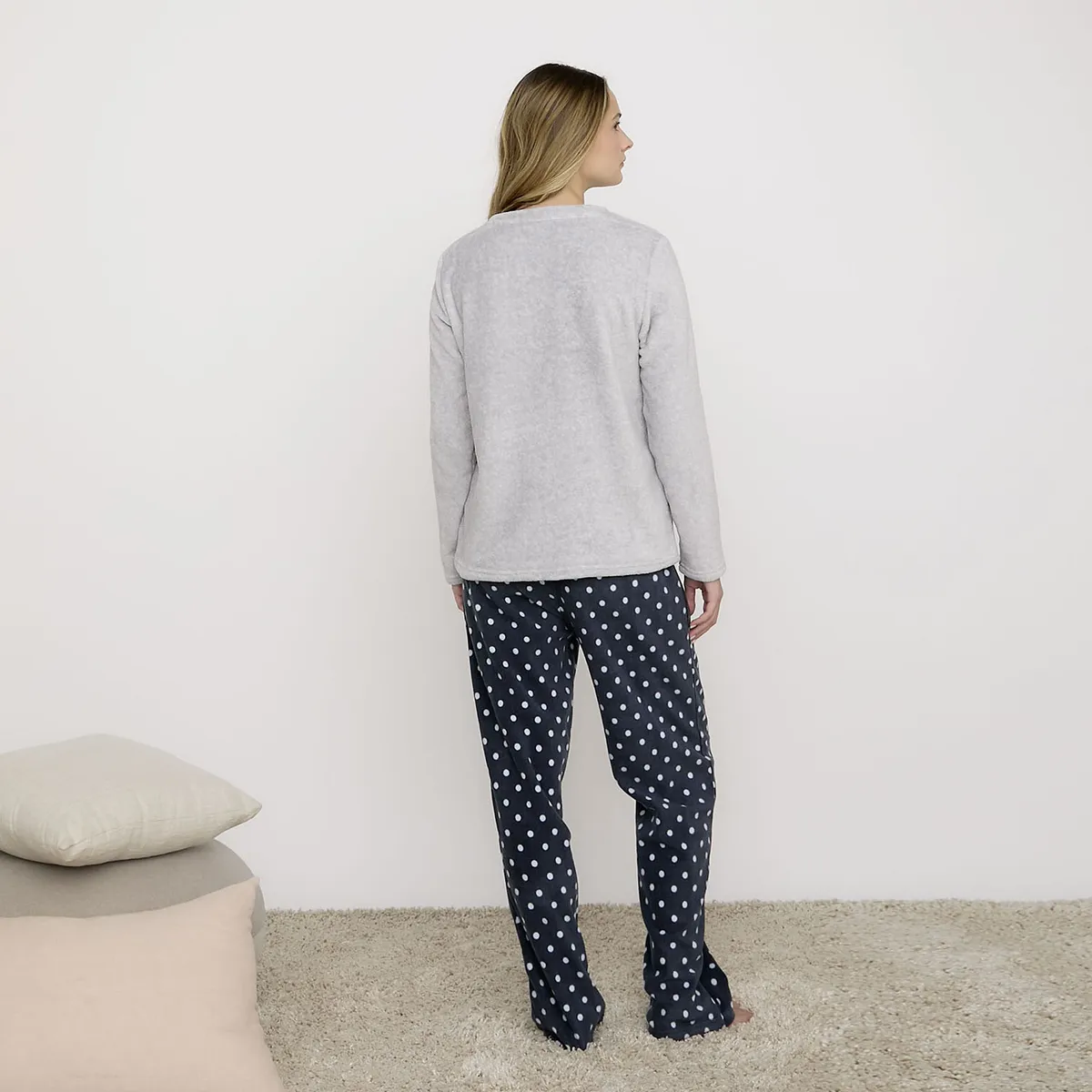 DISNEY - Pijama Polar Mujer Disney