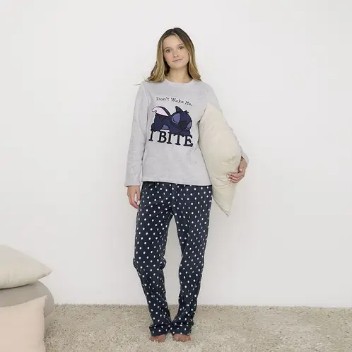 DISNEY - Pijama Polar Mujer