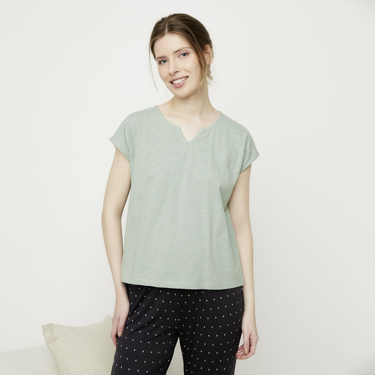 BLU - Polera de Pijama 100% Algodón Blu