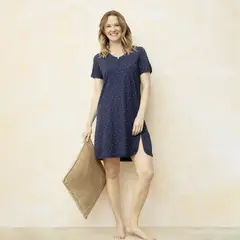 S COCCI - Camisa De Dormir Algodón Mujer