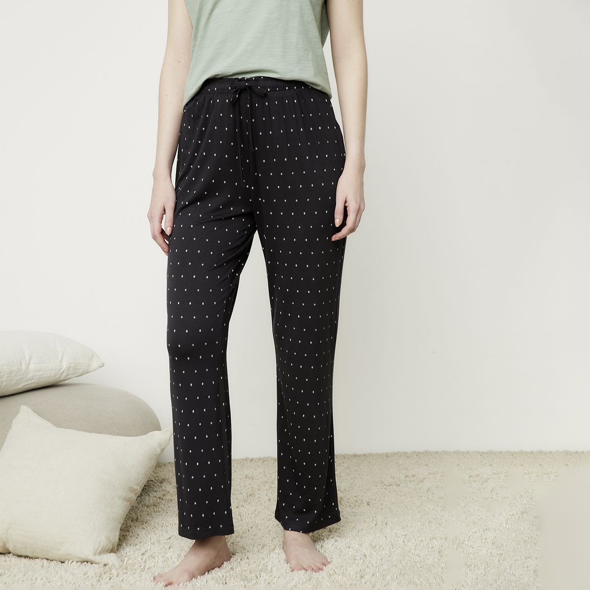 BLU - Pantalón de Pijama Mujer Blu