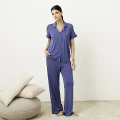 BLU - Pijama Camisero Mujer