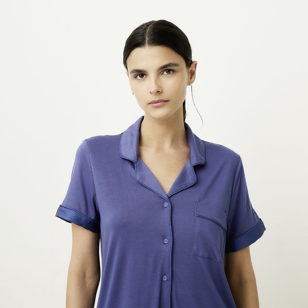 BLU - Pijama Camisero Mujer Blu