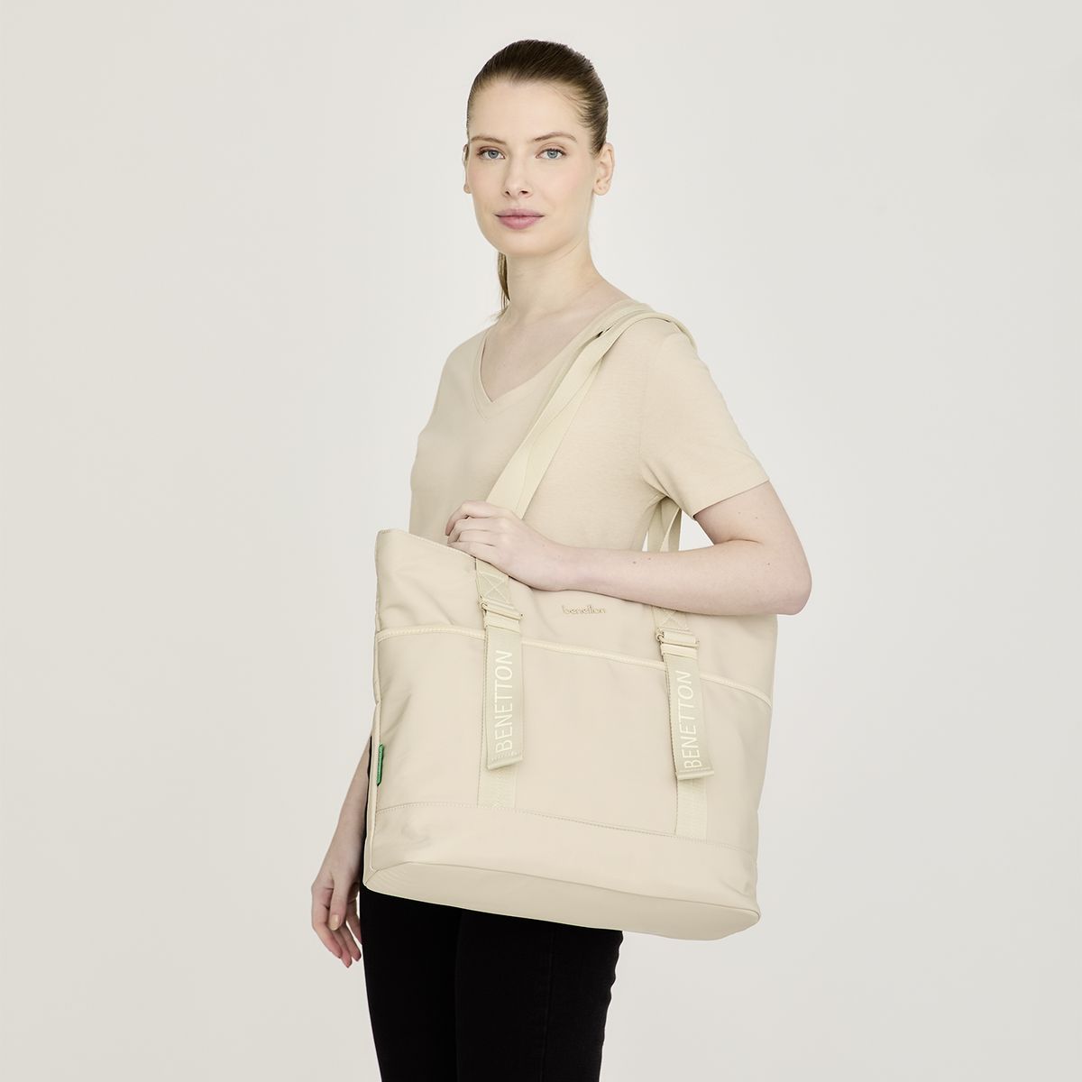 BENETTON - Cartera Tote Mujer Benetton