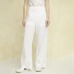 UNIVERSITY CLUB - Pantalón Classic Fit Tiro Alto Mujer