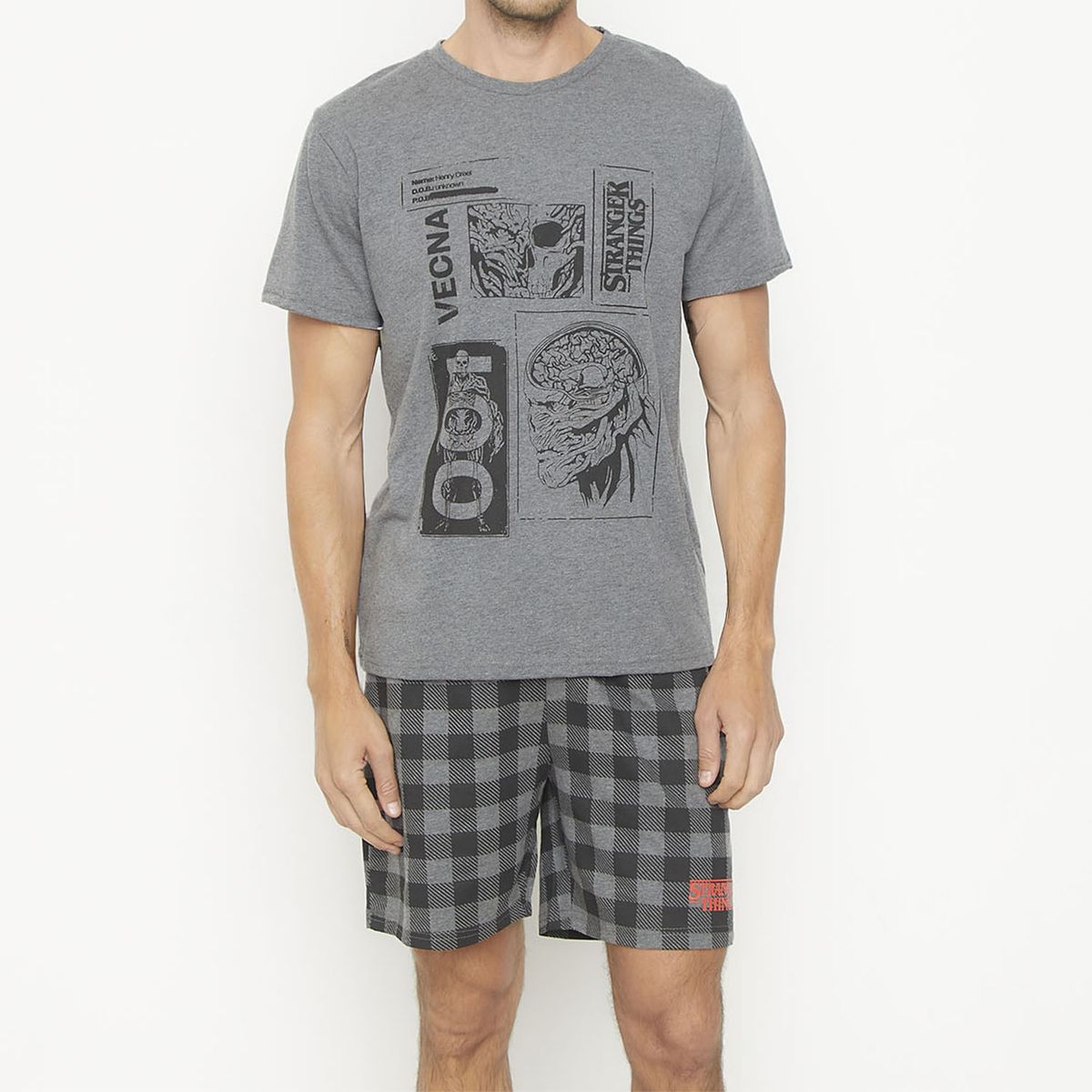 STRANGER THINGS - Pijama Corto Hombre Stranger Things