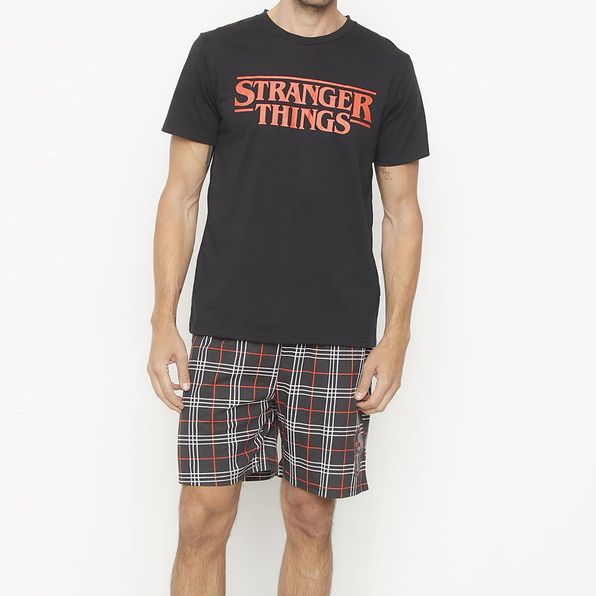 STRANGER THINGS - Pijama Corto Hombre Stranger Things
