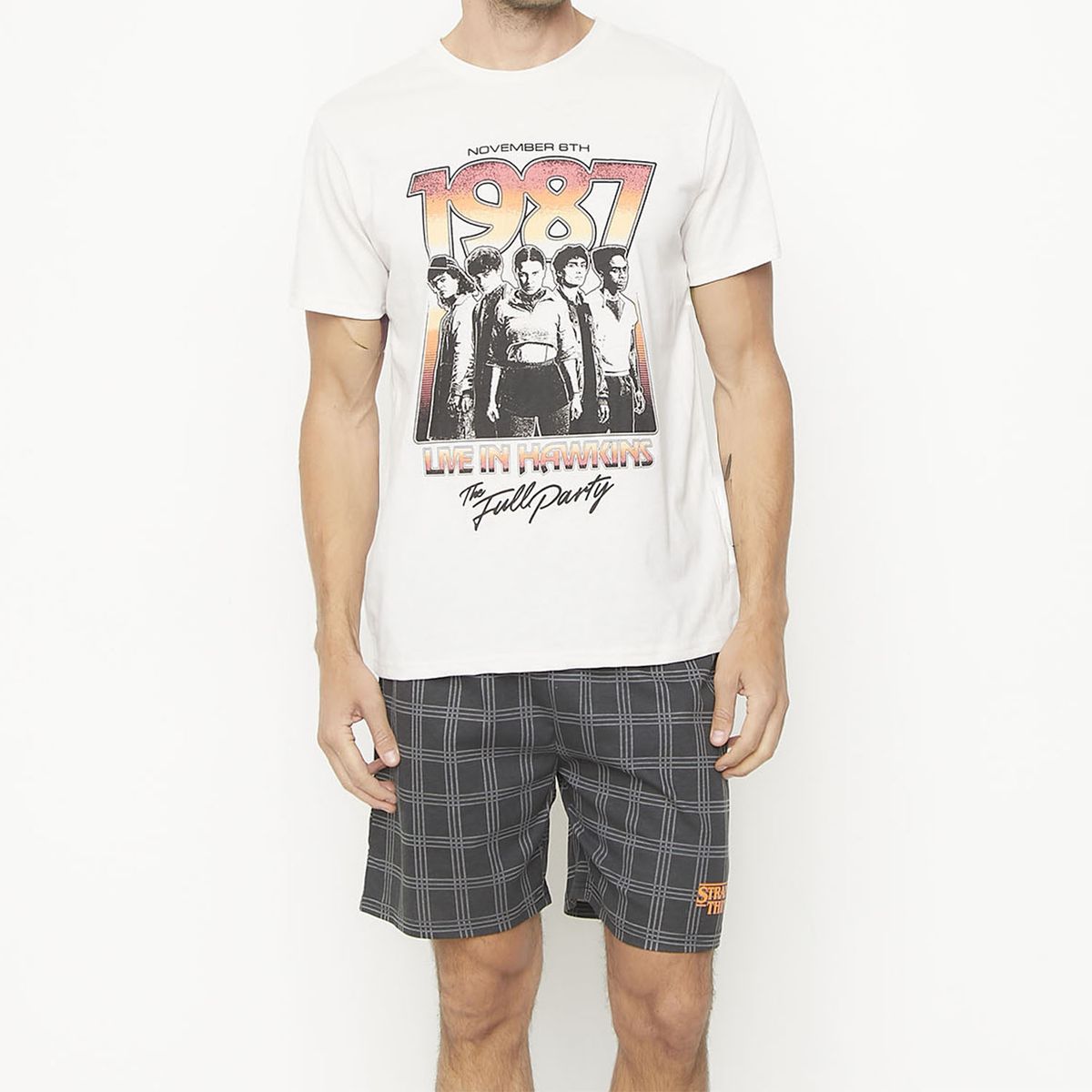 STRANGER THINGS - Pijama Corto Hombre Stranger Things