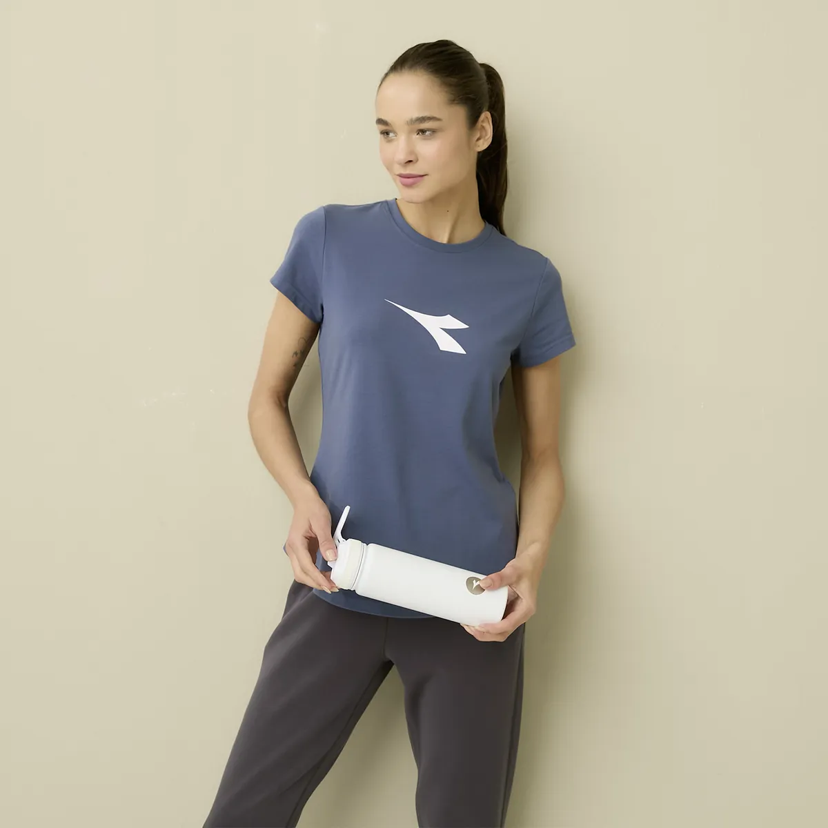 DIADORA - Polera Deportiva Algodón Mujer Diadora